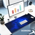 thumbnail image 3 of Cmhoo Gaming Mouse Pad Size 27.5x11.8 Thickness 0.12 inches,Premium-Textured Non-Slip & Waterproof Computer Mousepad with Stitched Edges for Gaming, Office & Home 70x30 Skybluew, 3 of 6
