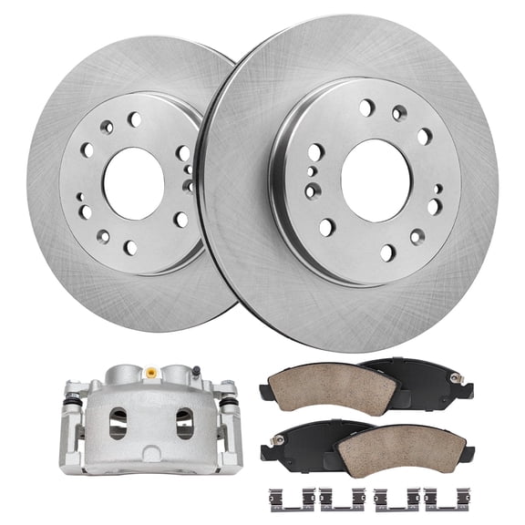 Detroit Axle - Front Brake Kit for Chevy GMC Tahoe Avalanche Silverado Suburban Express Sierra Savana Yukon XL 1500, Cadillac XTS Escalade ESV EXT,  Brake Rotors Brake Pads Brake Caliper: 12.99" in