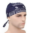thumbnail image 4 of Cycling Bandana Cap Sun UV Protection Sweat Wicking Cap Hat Skull Cap Pirate Hats for Both Women and Men, 4 of 9