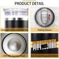 thumbnail image 2 of Pittsburgh Tumbler Cup - Pittsburgh Gifts for Men - 40 OZ Insulated Stainless Steel Coffee Travel Mug with Lid and Straw, 2 of 6