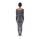 thumbnail image 3 of Maillot de Manga Traje de Danza Ropa para Gimnasia de Spandex Adulto Unitard 5 s Gris METRO Baoblaze Body de Spandex, 3 of 5