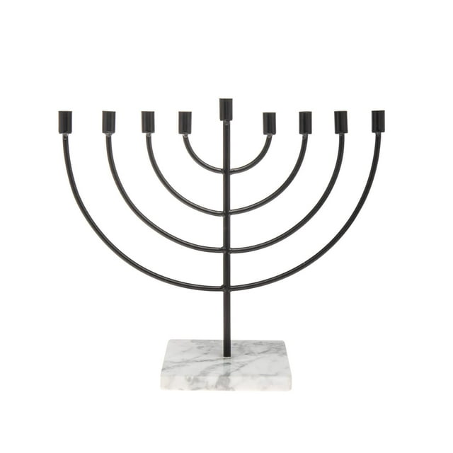 Godinger Hanukkah Menorah Candélabres Fil et Marbre