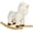 White, variant on Yellow Ride On Excavator Pedal Car for Kids Ages 3-6, Manual Control Bucket Tractor with Forward Backward, Iron+Plastic Construction, No Power Needed