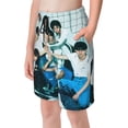 thumbnail image 2 of Stray Kids Boys Swim Trunks Quick Dry Swimwear Surfing Bathing Suit Drawstring Elastic Waist With Mesh Lining, 2 of 7
