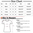 thumbnail image 3 of Qiopertar Blouse en Lin à Manches Courtes Col Rond Floral Décontractée Printemps Été pour Femmes Tops Amples Grandes Économies de Vacances! Liquidation à Moins de 5$ Livraison Gratuite, 3 of 4