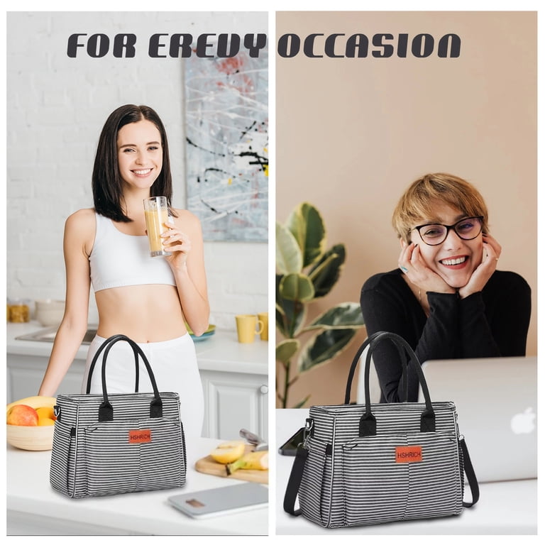 Holuxer Insulated Lunch Tote, Leakproof with Side Pockets photo 6