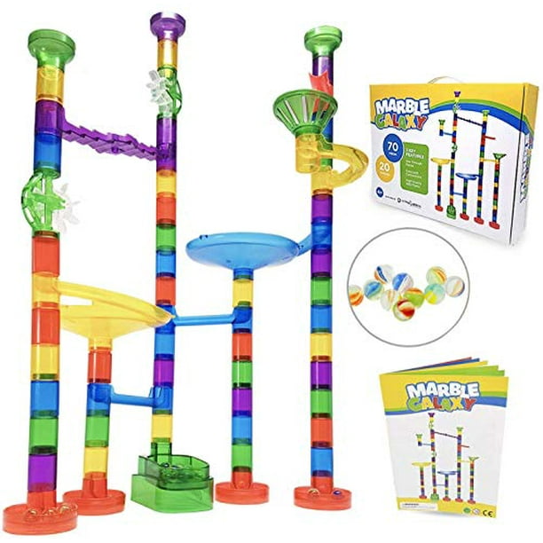Marble Run Sets For Kids Marble Galaxy Fun Run Set Game Translucent