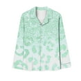 thumbnail image 2 of Ensembles de Pyjama pour Femmes Blouse à Manches Longues Décontractée pour Femmes Pantalon Ensemble de Pyjama, 2 of 5