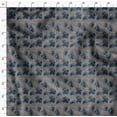 thumbnail image 4 of Soimoi Leaf Print, Silk Fabric, Decor Sewing Fabric by The Yard 42 Inch Wide,Decorative Fabric for Shirts Suits Ties, Gray, 4 of 6