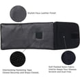 thumbnail image 3 of Eyeglass Case Top Closure, Slip In Eyeglass Case Soft Faux Leather Fits Large Glasses, Women Men, 3 of 5