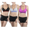 thumbnail image 3 of ToBeInStyle Bella Women's Pack of 6 Sports Bras - 38B, 3 of 4