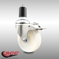 thumbnail image 2 of 4 Inch 316SS Nylon Wheel Swivel 1-5/8 Inch Expanding Stem Caster Lock Brake SCC, 2 of 2