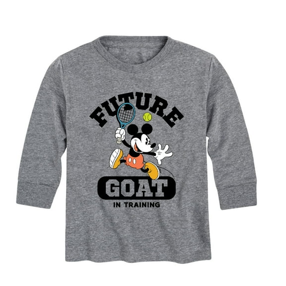 Mickey & Friends - Future GOAT in Training (Mickey) - Toddler And Youth Long Sleeve Graphic T-Shirt