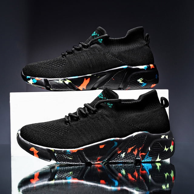 Zapatillas Zapatos para correr casuales zapatos deportivos transpirables para exteriores calzado antideslizante para entrenamiento FLhrweasw Nuevo