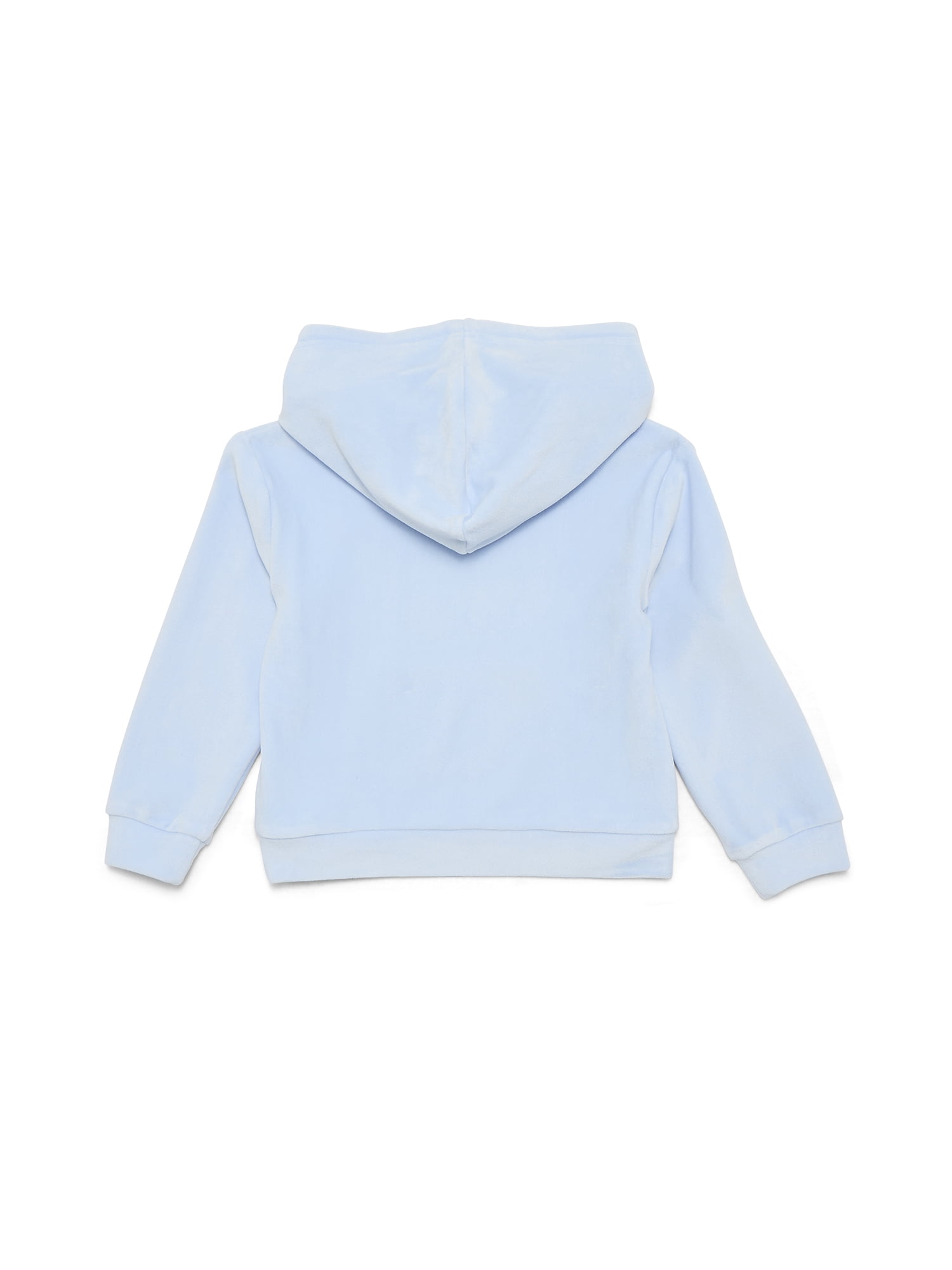 Bluey Toddler Girls Velour Hoodie and Pants Set with Sequins, Sizes 2T-5T