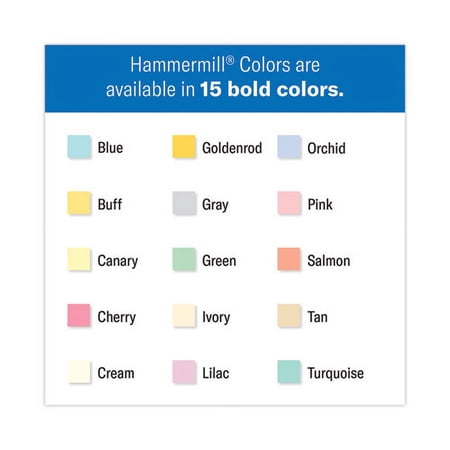 Hammermill Colors Print Paper, 20 lb Bond Weight, 8.5 x 11, Salmon, 500/Ream | Order of 1 Ream