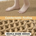 thumbnail image 5 of Set of 2 Waffle Bathroom Rugs, Rubber-Backed Shower Mats for Bathroom Floor, Tub, and Shower, 18 x 30 inches, 5 of 6