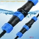 thumbnail image 3 of Riwesomey Acoplador de Cable en línea impermeable, enchufe, conectores impermeables, conector de Cable impermeable Herramientas y ferretería 4PIN, 3 of 6