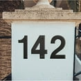 thumbnail image 4 of Penkiiy 4.7 In Floating Address House Number Modern Black Metal Letters Garden Garage Mailbox Decor Number Nail Kit Visual Sign, 4 of 7