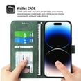 thumbnail image 4 of Leather Flip Wallet Case For iPhone 15 Pro Max 15Pro 15Plus 14ProMax 14Pro 14Plus 13 13ProMax 12 ProMax 12 Mini 11 11ProMax Xs Max XR 7 8 SE Leather Case Card Slot Protect Cover, 4 of 18