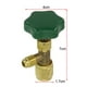 thumbnail image 4 of 1Pcs 2.76x1.57in Tap Valve Bottle Opener CT341 Air Conditioning For 7/16 28unf Thread Green Metal Opening Valve, 4 of 10