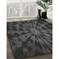 thumbnail image 3 of Ahgly Company Machine Washable Indoor Rectangle Transitional Charcoal Black Area Rugs, 2' x 4', 3 of 7