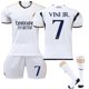 thumbnail image 1 of 2023-2024RealMadridHemmaFotbollströjaförbarnViniciusnr.7VINIJR, 1 of 2