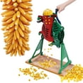 thumbnail image 2 of 2-in-1 Corn Sheller Heavy Duty Shelling Machine,Corn Thresher & Peeling Peeler Corn Stripper Tool High Threshing Efficiency Small Agricultural Household Machinery (Green), 2 of 6