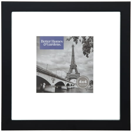 Flat Frame - Better Homes & Gardens 8x8 Black Gallery Float Frame