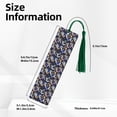 thumbnail image 3 of Kdxio Astronauts in sport Print Metal Tassel Bookmarks,Perfect Gift for Art Lovers and Bookworms Metal Bookmarks for Women, 3 of 8