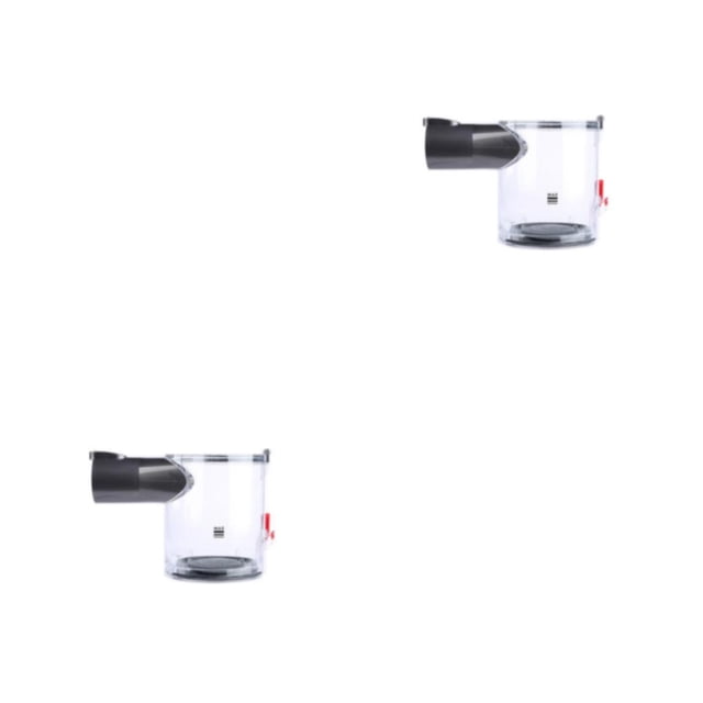 ZheElen ABS Easy To And Install Port Dust Bucket Compatible With DC58 DC61 Vacuum Dirt Cup As Shown 2Set
