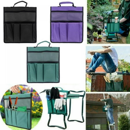 

Foldable Garden Cart Tool Storage Bag Outdoor Work Portable Pouch Organizer Kneeler Seat Tool Bag