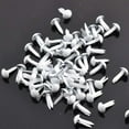 thumbnail image 6 of 200Pcs Round Mini Brads, Paper Fasteners Decoration Embellishment Iron Handmade White Stamping Toy for Crafts DIY Projects Accessories Art, 6 of 7