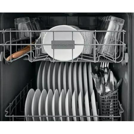 Frigidaire - 24" Front Control Tall Tub Built-In Dishwasher - Stainless steel