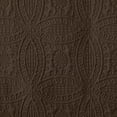 thumbnail image 4 of Chezmoi Collection Austin King Oversized Bedspread Set, 3-Piece Lightweight Microfiber Quilted Coverlet for All Seasons, Chocolate, 4 of 9