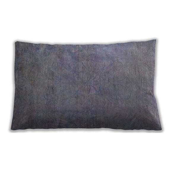 Ahgly Company Outdoor Rectangular Mid-Century Modern Lumbar Throw Pillow, 13 inch by 19 inch