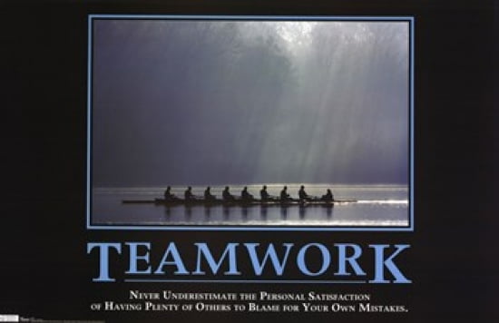 teamwork motivational poster