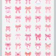thumbnail image 4 of 35pcs-50pcs Pink Ribbon Stickers Kids Decorative Stickers Bow DIY Stickers for Suitcase Phone Laptop, 4 of 9