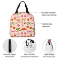 thumbnail image 4 of KLL Cherries And Bows Print Insulated Lunch Bag Women, Reusable Cute Tote Lunch Box for Adult & Men, Leakproof Cooler Lunch Bags for Work Office Travel Picnic, 4 of 6