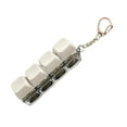 thumbnail image 3 of Durable Keyboard Fidget Toy Keychain Clicker Stress Relief Tool for Anxiety Unease Pinch Fingers Sturdy Reliable Non Fading, 3 of 8