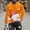 Orange, variant on WXLWZYWL Men's Christmas Sweatshirt Crewneck Trendy Big and Tall Santa Printed Sweatshirts Pullover Tops Party Apparel