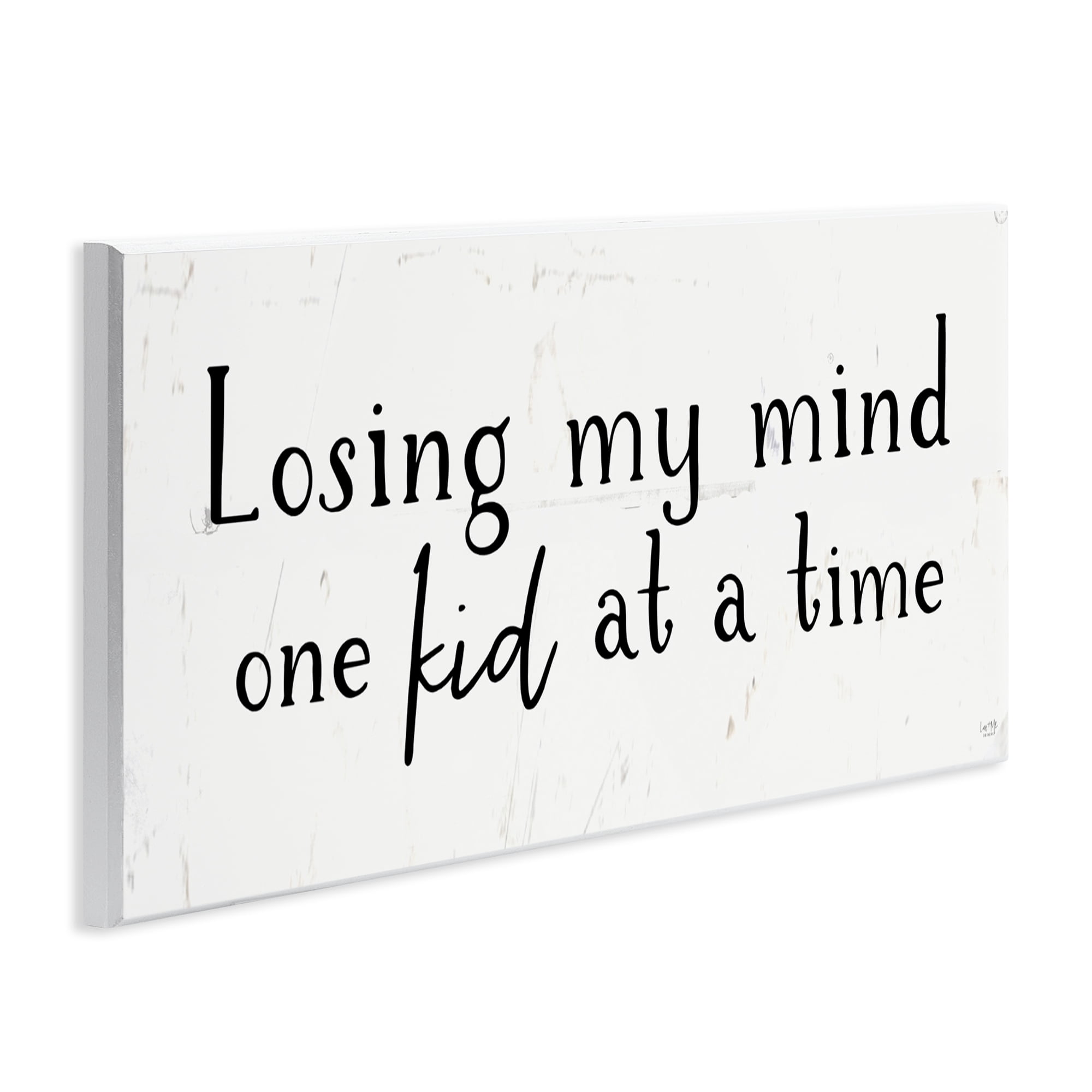 Stupell Industries One Kid At A Time Wall Plaque Art, design by Lux + Me Designs