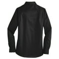 thumbnail image 6 of Yellow Rooster Women's Long Sleeve SuperPro Twill Shirt Black XS, 6 of 6
