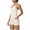 White, variant on 2 Piece Outfits Summer,Two Piece Workout Sets for Women Summer Halter Sleeveless Backless Short Tops and Gym Yoga Shorts Athletic Outfits