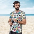 thumbnail image 4 of Wukai Turtle Print Men's Short-Sleeved Mesh T-Shirt,Quick-Dry Short Sleeve Workout T-Shirt-6X-Large, 4 of 8