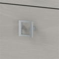 thumbnail image 4 of Scranton & Co Engineered Wood L-Shaped Bow Front Desk with Drawers in Gray Sand, 4 of 6
