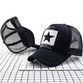 thumbnail image 2 of Adjustable Ponytail Mesh Baseball Cap 21.3-23.6 in Breathable Sun Protection Hat for Women Sports Travel Daily, 2 of 10