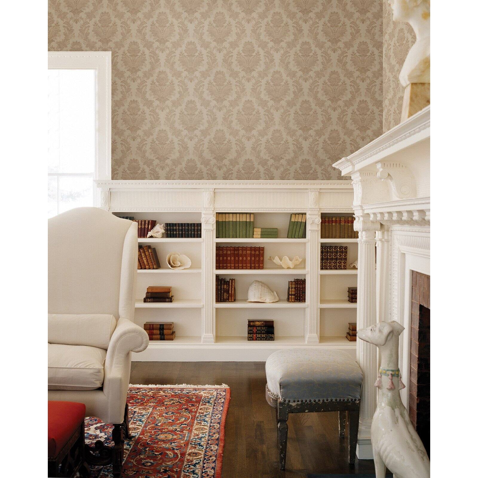 Mirage Capulet Silk Damask Wallpaper
