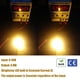 thumbnail image 4 of iBrightstar 3157 Bombilla LED ámbar amarillo 3157a Bombillas LED de señal de giro superbrillantes para luces intermitentes traseras delanteras, luces traseras de freno, paquete de 2, 4 of 5