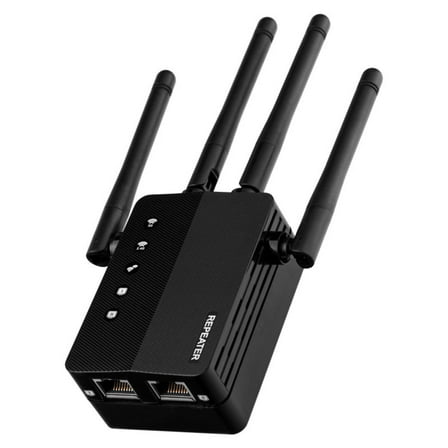 APPLAYERR Dual Band WiFi Extender 1200Mbps 4 Antennas Stable Signal RJ45 Port for Smart TVs Game Consoles WPS Easy